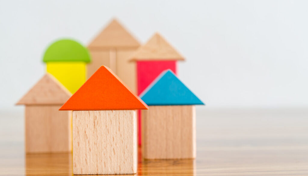 Close-Up Of Wooden Toy, House Concept