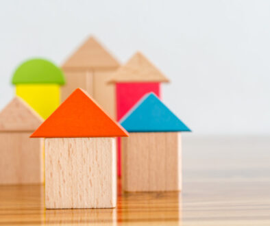 Close-Up Of Wooden Toy, House Concept