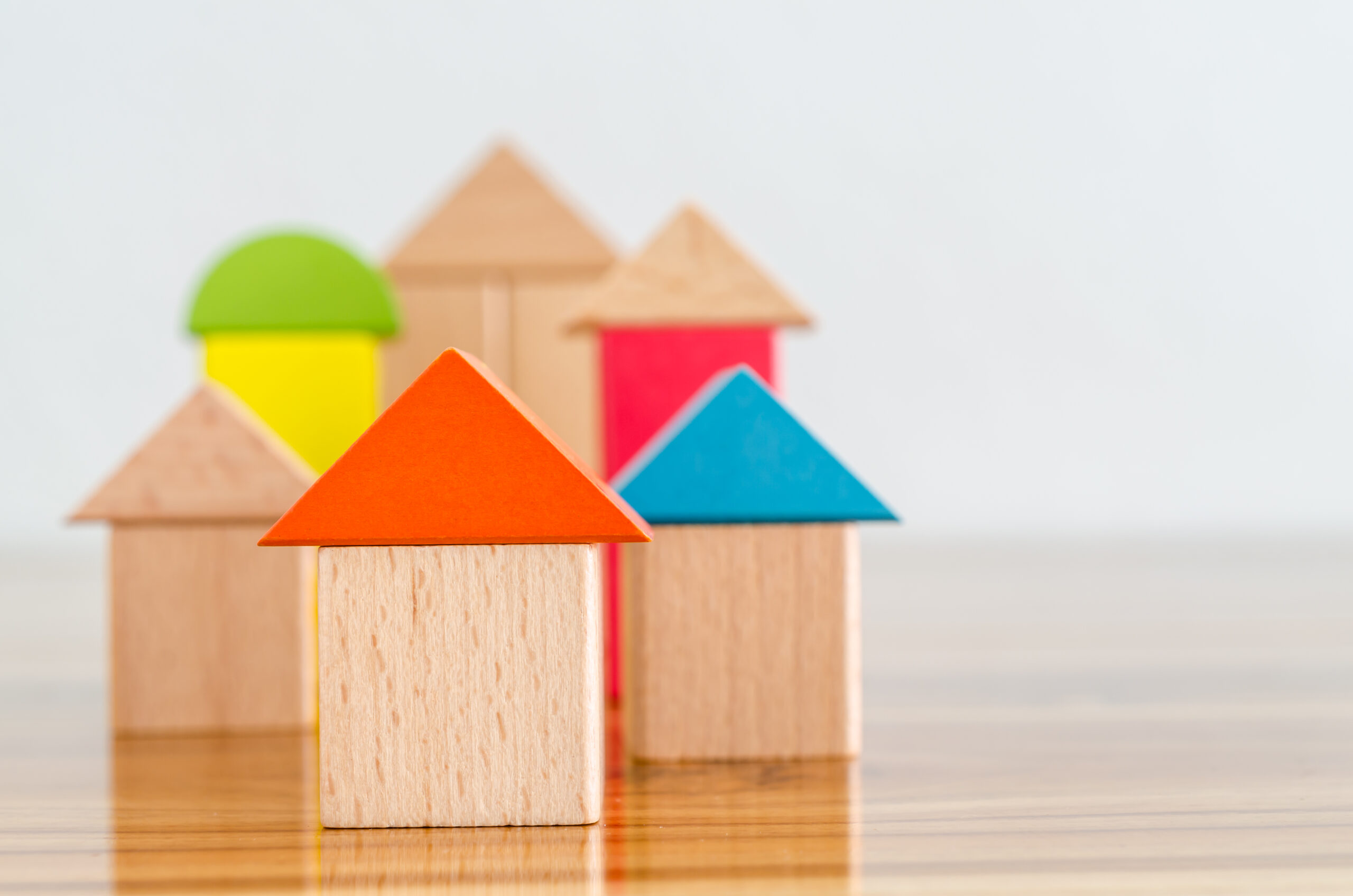 Close-Up Of Wooden Toy, House Concept Close-Up Of Wooden Toy, House Concept